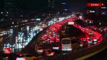 İstanbul'da trafik durma noktasına geldi