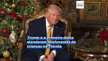 Trump adverte contra "mau Pai Natal" e defende o carvão em telefonema natalício com crianças
