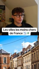Les villes les moins chers de France 📉💶 #ville #villes