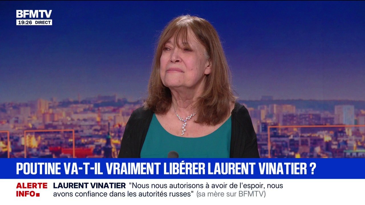 "Il va bien": Brigitte Vinatier donne des nouvelles de son fils, Laurent Vinatier, emprisonné en Russie