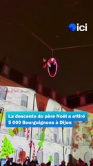 La descente du père Noël à Dijon le 24 décembre 2025