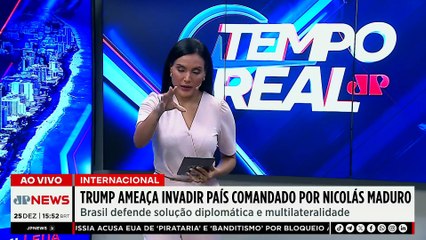 Venezuela denuncia EUA na ONU por "extorsão" e apreensão de navios | TEMPO REAL