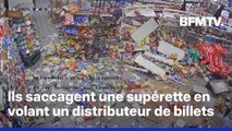 Aux Etats-Unis, deux hommes saccagent une supérette en tentant de voler un distributeur de billets