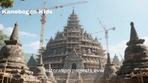 History of Borobudur Temple Construction | English Story for Kids