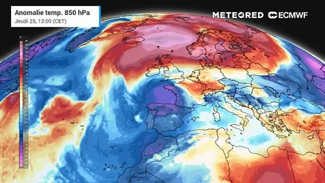 Anomalies des températures en altitude