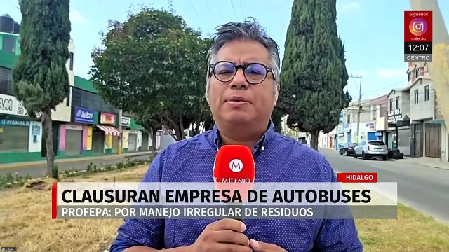 Incendio revela mal manejo de residuos peligrosos en empresa de autobuses en Hidalgo