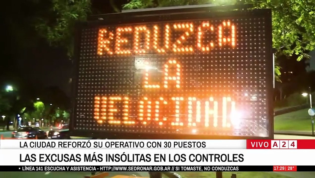 Las insólitas excusas en los controles de alcoholemia