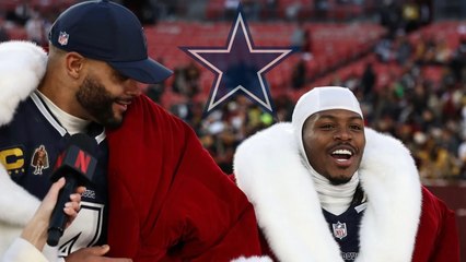 Jugadores de los Dallas Cowboys desean Feliz Navidad tras la victoria contra Commanders