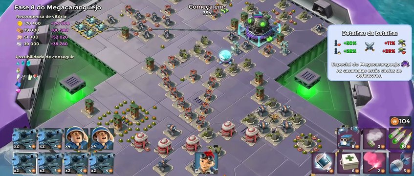 Boom Beach - Mega Caranguejo | Nvl 6-10 | 21.11.2025