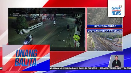 Huli-cam – Whistle bomb na sinindihan sa kalsada, sumabog kung kailan may dumaraang motorsiklo | Unang Balita