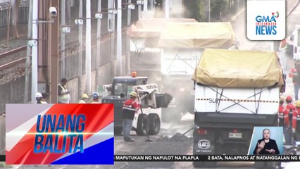 Mga sasakyan sa EDSA patungong Taft Avenue, mabagal na ang usad ngayong umaga dahil sa EDSA rehabilitation | Unang Balita
