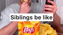 How to take POTATO CHIPS from your SIBLING？😭❤️🍟｜ CHEFKOUDY