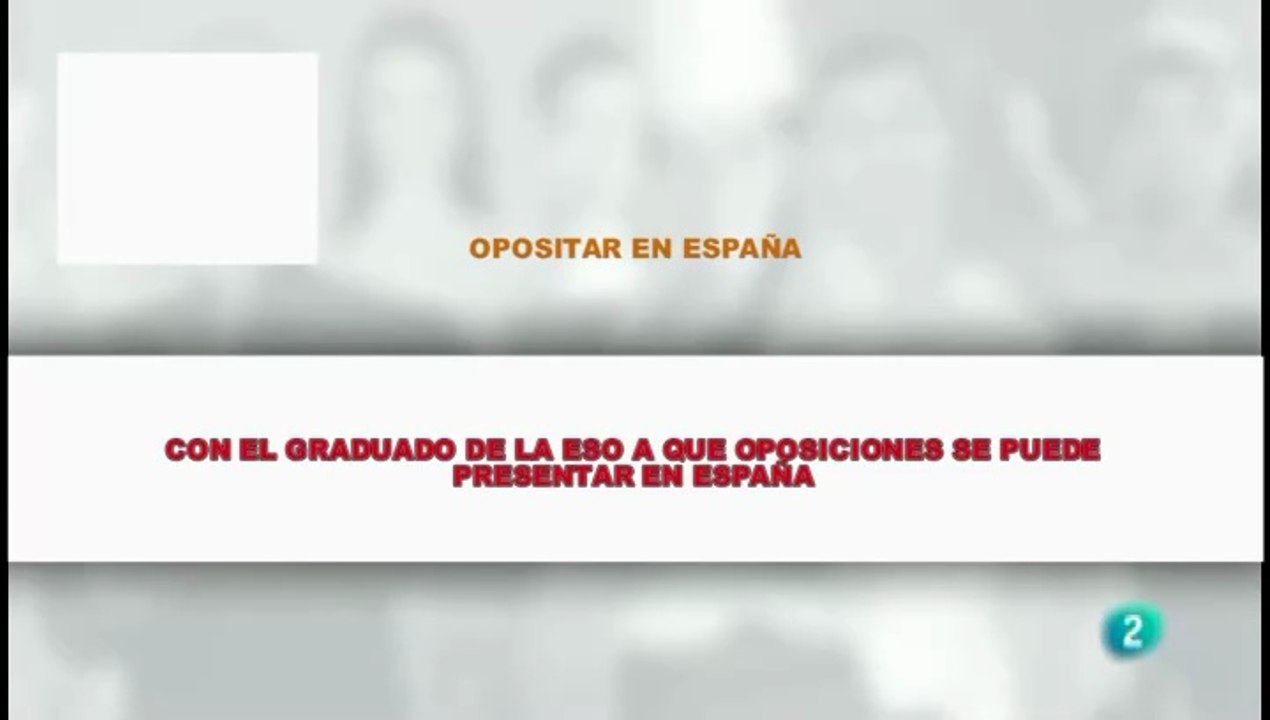 CON EL GRADUADO DE LA ESO A QUE POSICIONES SE PUEDE PRESENTAR EN ESPAÑA