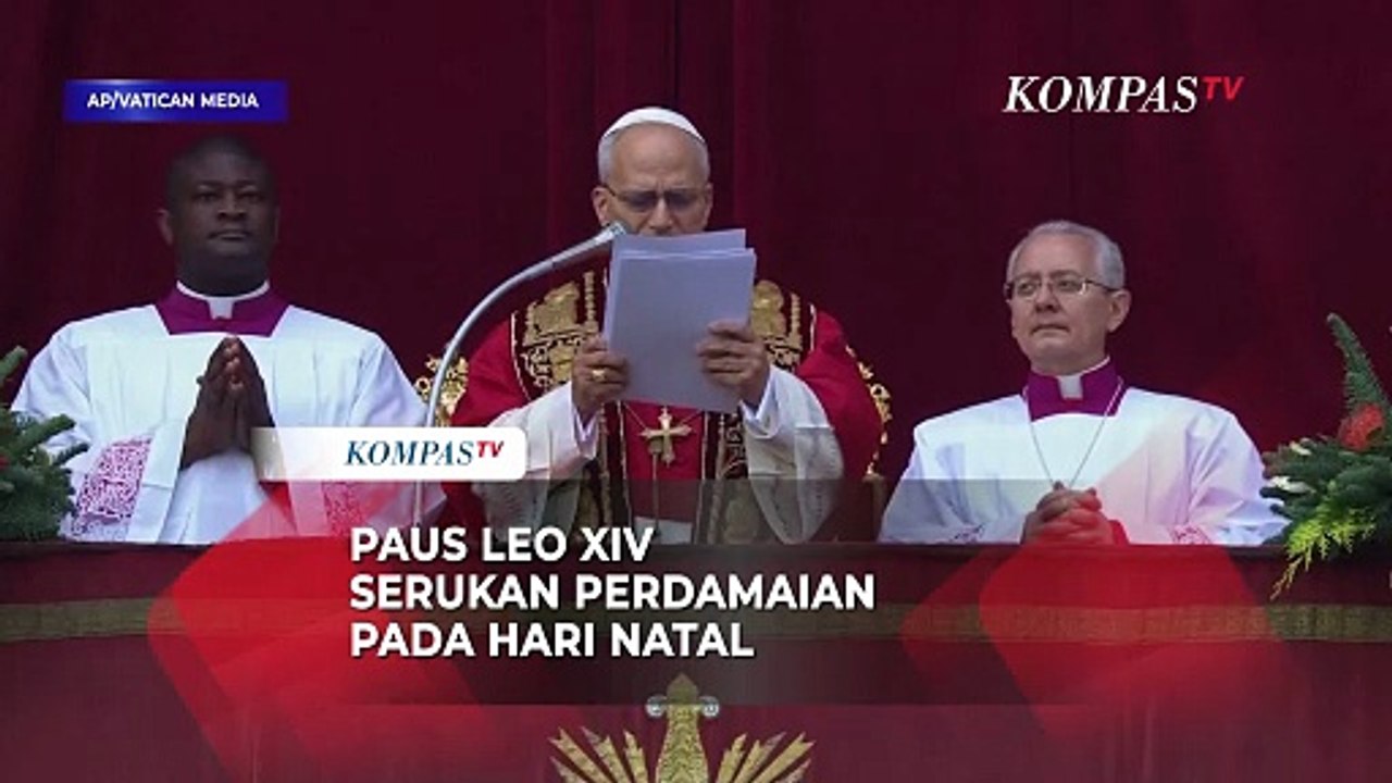 Pesan Natal Paus Leo XIV: Serukan Perdamaian dari Lebanon hingga Palestina
