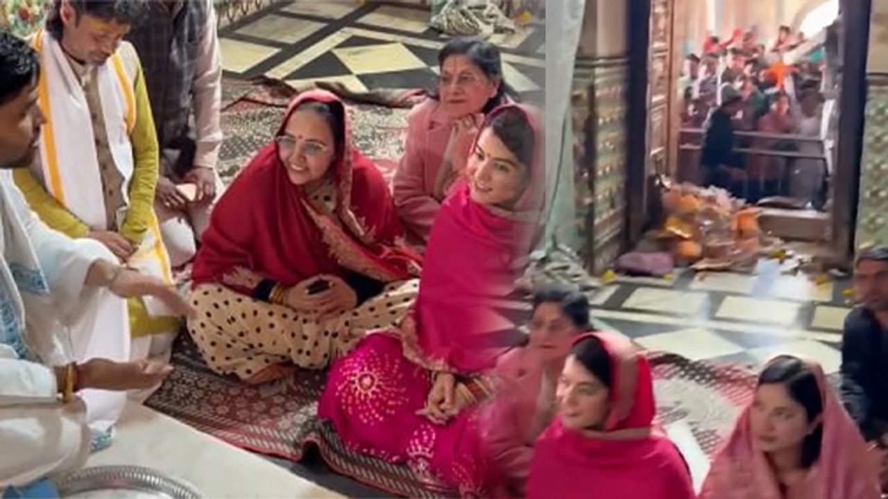 Indresh Ji Upadhyay Wife Shipra और Mother का Nand Bhavan Mandir में VIP Darshan Troll..