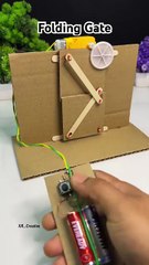 Folding Gate Mechanism with Dc motor