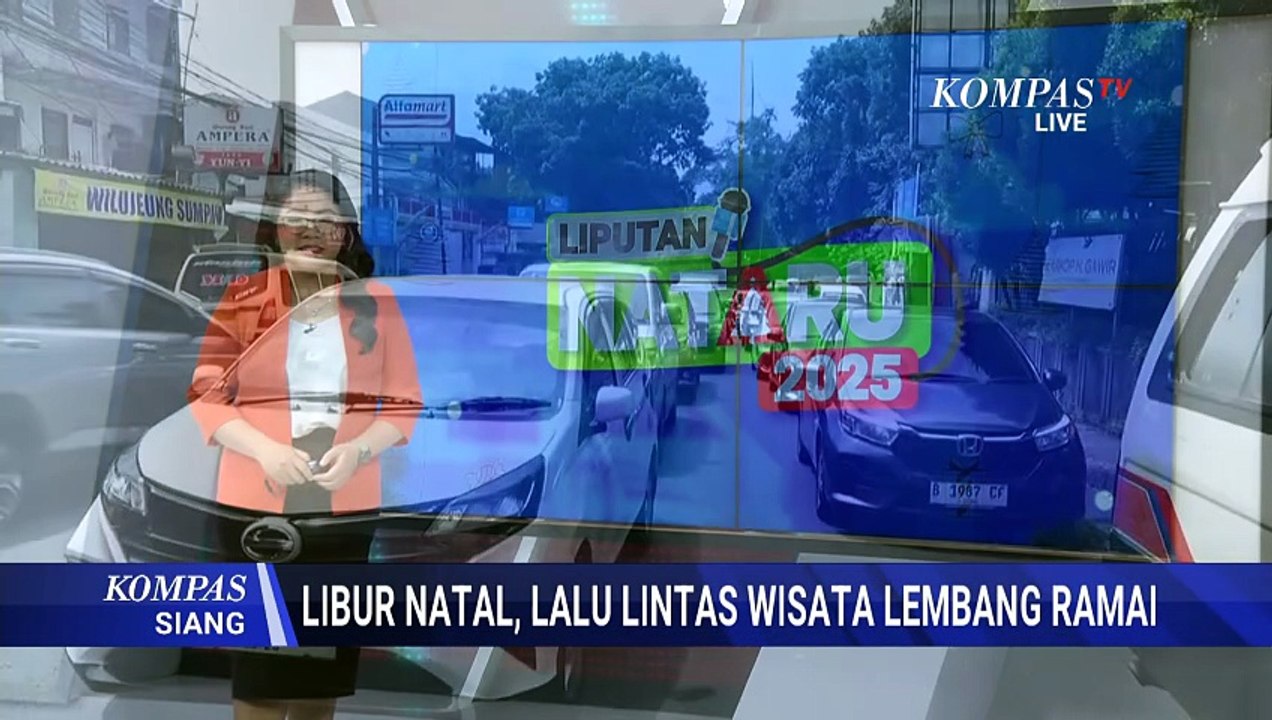 Terkini! Libur Nataru, Arus Lalu Lintas Kawasan Lembang Bandung Mulai Ramai | KOMPAS SIANG