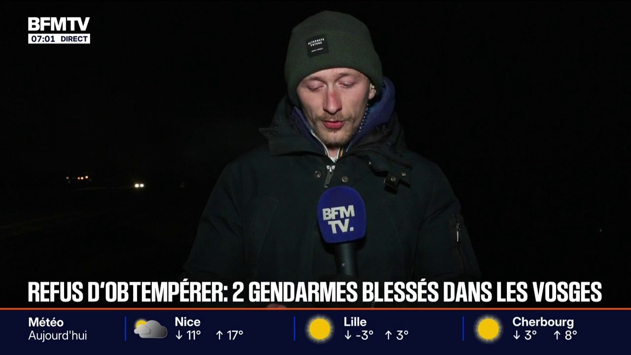 Refus d’obtempérer: deux gendarmes ont été blessés dans les Vosges, l'auteur en fuite