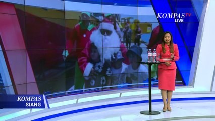 Pria Jadi Sinterklas Naik Perahu, Bagikan Kado Natal untuk Anak Nelayan di Chile | KOMPAS SIANG