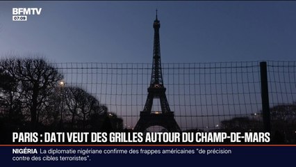 Paris: Rachida Dati veut installer des grilles autour du Champ-de-Mars pour le sécuriser la nuit