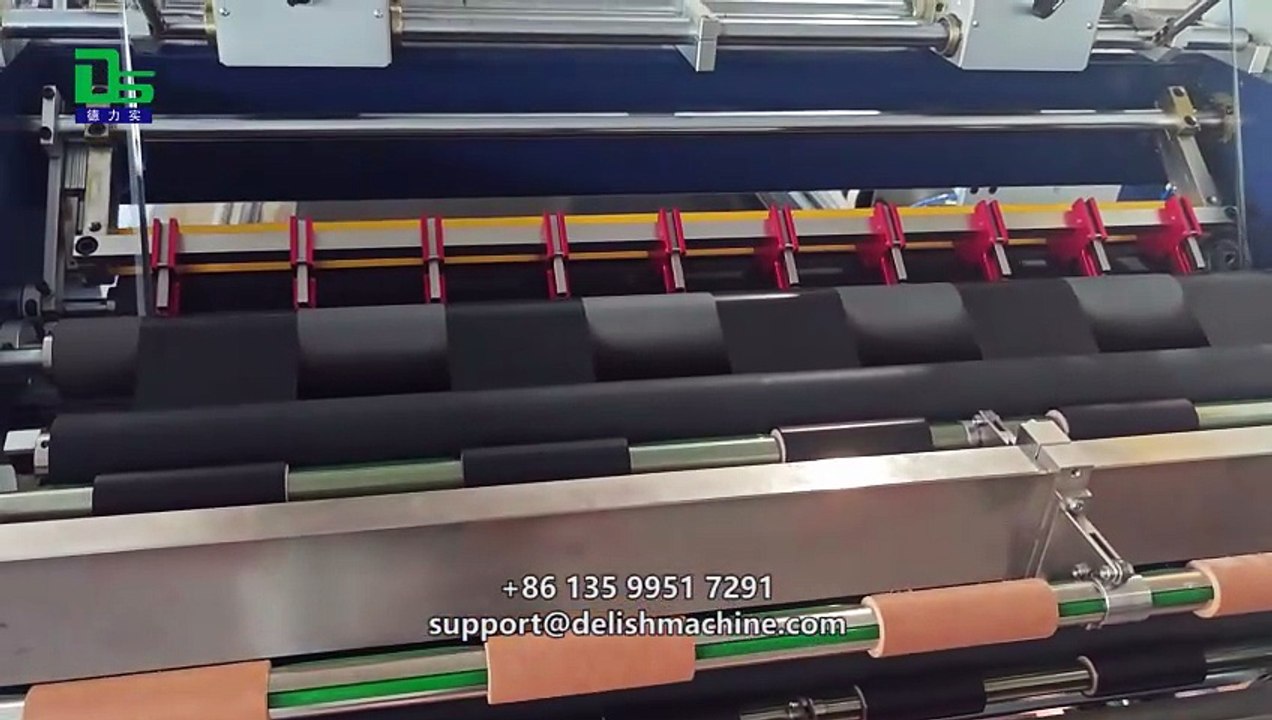 Reliability Comes from Strength: DELISH's barcode ribbon slitting machine.