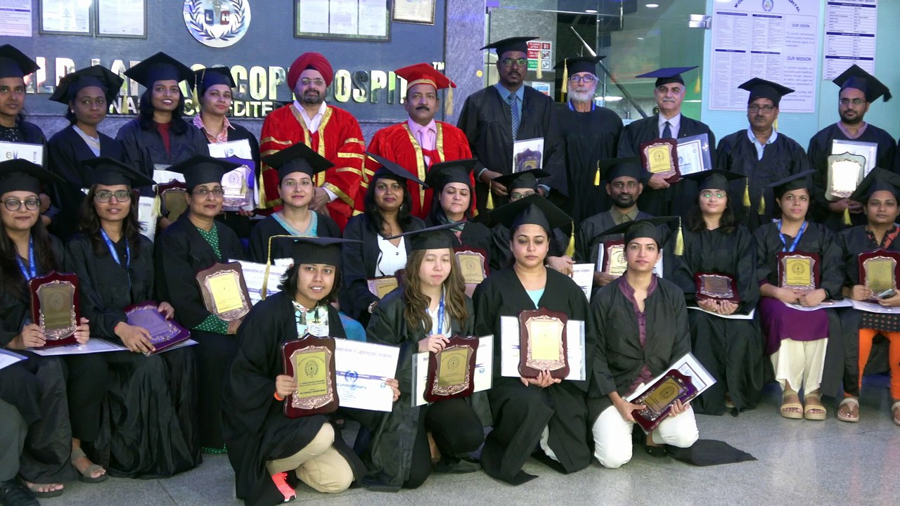 World s best laparoscopy training Fellowship Graduation Ceremony at World Laparoscopy Hospital
