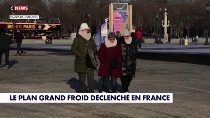 Le plan grand froid déclenché en France avec la chute des températures glaciales