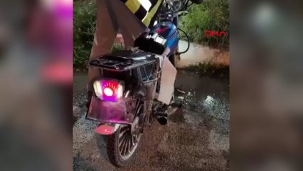 'Dur' ihtarına uymayan motosiklet sürücüsüne 70 bin lira ceza