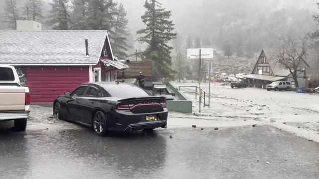 San Bernardino roads inundated as storms bring devastating floods to Southern California