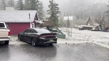 San Bernardino roads inundated as storms bring devastating floods to Southern California