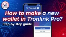 How to make new Tron link Pro wallet? | Genex-6
