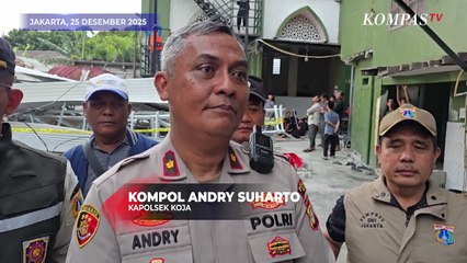 CCTV Detik-Detik Bangunan Parkir Ambruk Nyaris Timpa Anak-Anak Sedang Bermain di Jakarta Utara