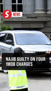 1MDB: Najib convicted on four counts of obtaining RM2.3bil in gratification