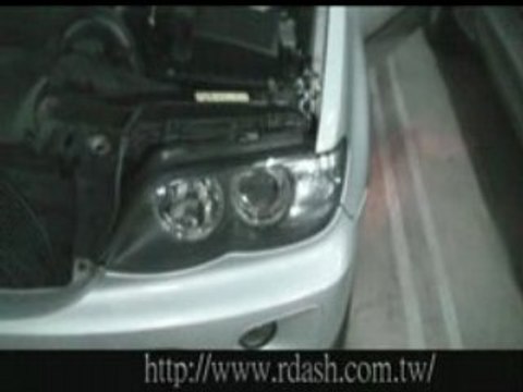 BMW X5/E53 led ring bulb replacement installation.