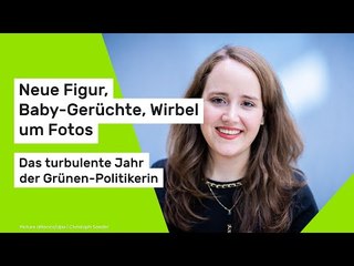 Neue Figur, Baby-Gerüchte, Wirbel um Fotos - das turbulente Jahr der Grünen-Politikerin
