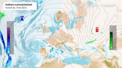 Anticiclone di intervallo a fine anno, belle giornate dopo il maltempo del ciclone di Natale. Attenzione alle gelate