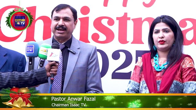 Pastor Anwar Fazal Expresses Gratitude to COTHM CEO Ahmad Shafiq for Christmas Celebrations!