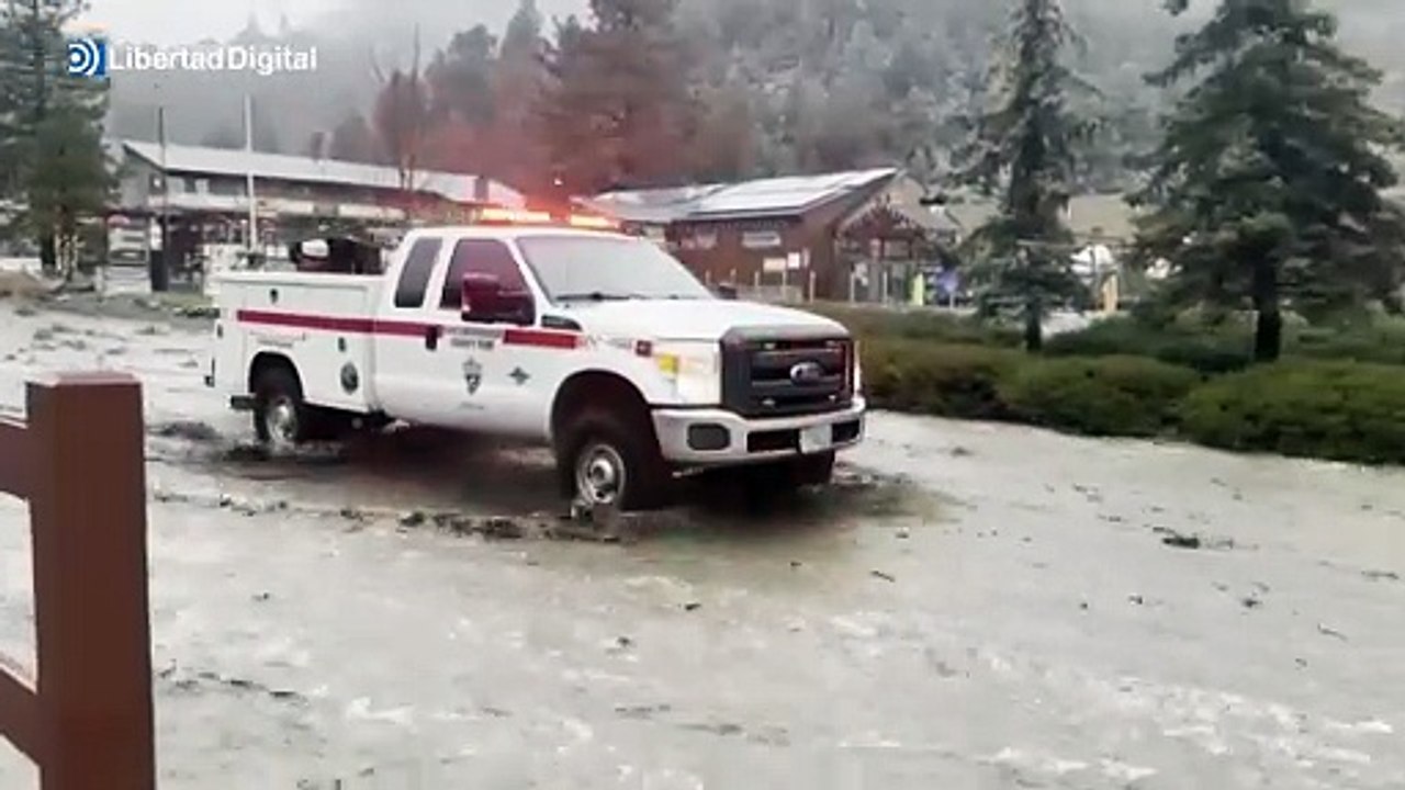San Bernardino, en California, sufre una de las mayores inundaciones