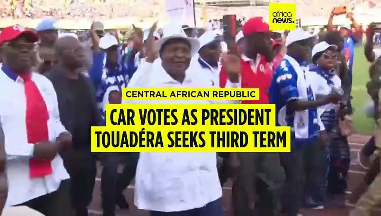 Central African Republic votes as President Touadéra seeks third term