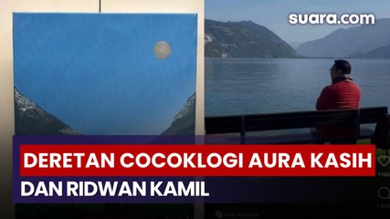 Deretan Cocoklogi Aura Kasih dan Ridwan Kamil, dari Lukisan hingga Buket Bunga