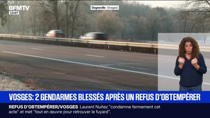 Refus d'obtempérer dans les Vosges: le chauffard a percuté les forces de l'ordre en faisant une marche arrière