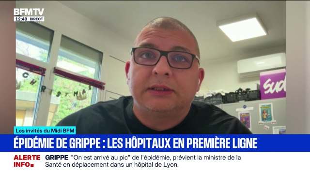 Le gouvernement n'a pas tiré les conséquences du Covid , estime Kader Benayed, secrétaire général Sud Santé à propos de l'épidémie de gripp