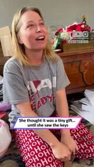 She Thought She Was Opening a Small Gift… Then She Saw the Car Keys|| Heartsome 💖