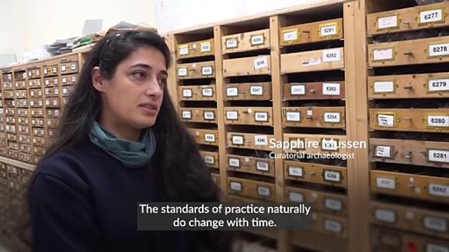 Process under way to recatalogue artefacts held in huge archaeology storehouse