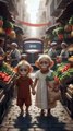 Poor Baby Monkey Piku & His Mother in the Market — Heart Touching Emotional Story 😭❤️  Sad Short Film