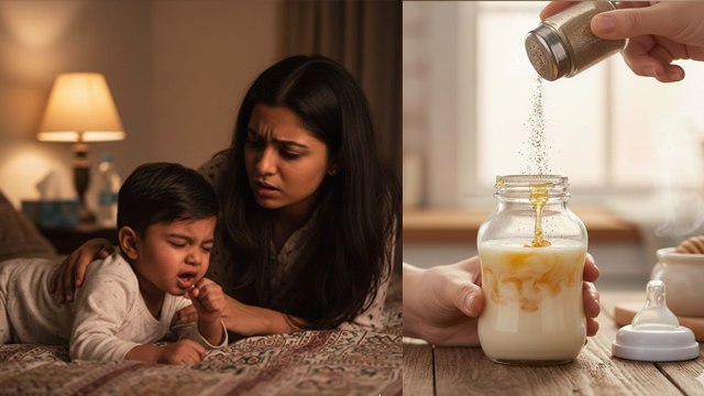 Bache Ka Cough Kaise Nikale: 2 से 5 साल तक के बच्चे का कफ कैसे निकालें,दूध में मिलाकर 1 चीज..