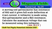 A moving coil galvanometer has resistance of 50 ohms and it gives full scale deflection at 4 mA current. A voltmeter is made using this galvanometer and a 5 kilo ohm resistance. Calculate the maximum voltage that can  be measured using this voltmeter