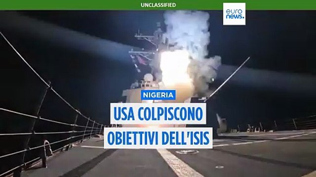 Gli Stati Uniti hanno colpito obiettivi dell'Isis in Nigeria