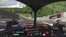 Max Verstappen Nordschleife World Record in F1 Car - Visor Cam