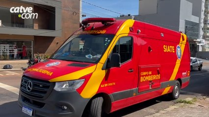 Jovem sofre queimaduras com água quente na Rua Antonina e é levada ao hospital